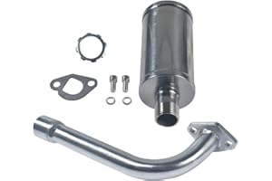 SJVLXHI Exhaust With Muffler For: Predator 196cc,212cc, GX160, GX200