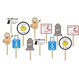 12 Vasectomy Party Cupcake Toppers Food picks