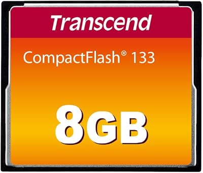 Transcend 8GB CompactFlash 133 Memory Card CF Card Ultra DMA 4 DSLR TS8GCF133