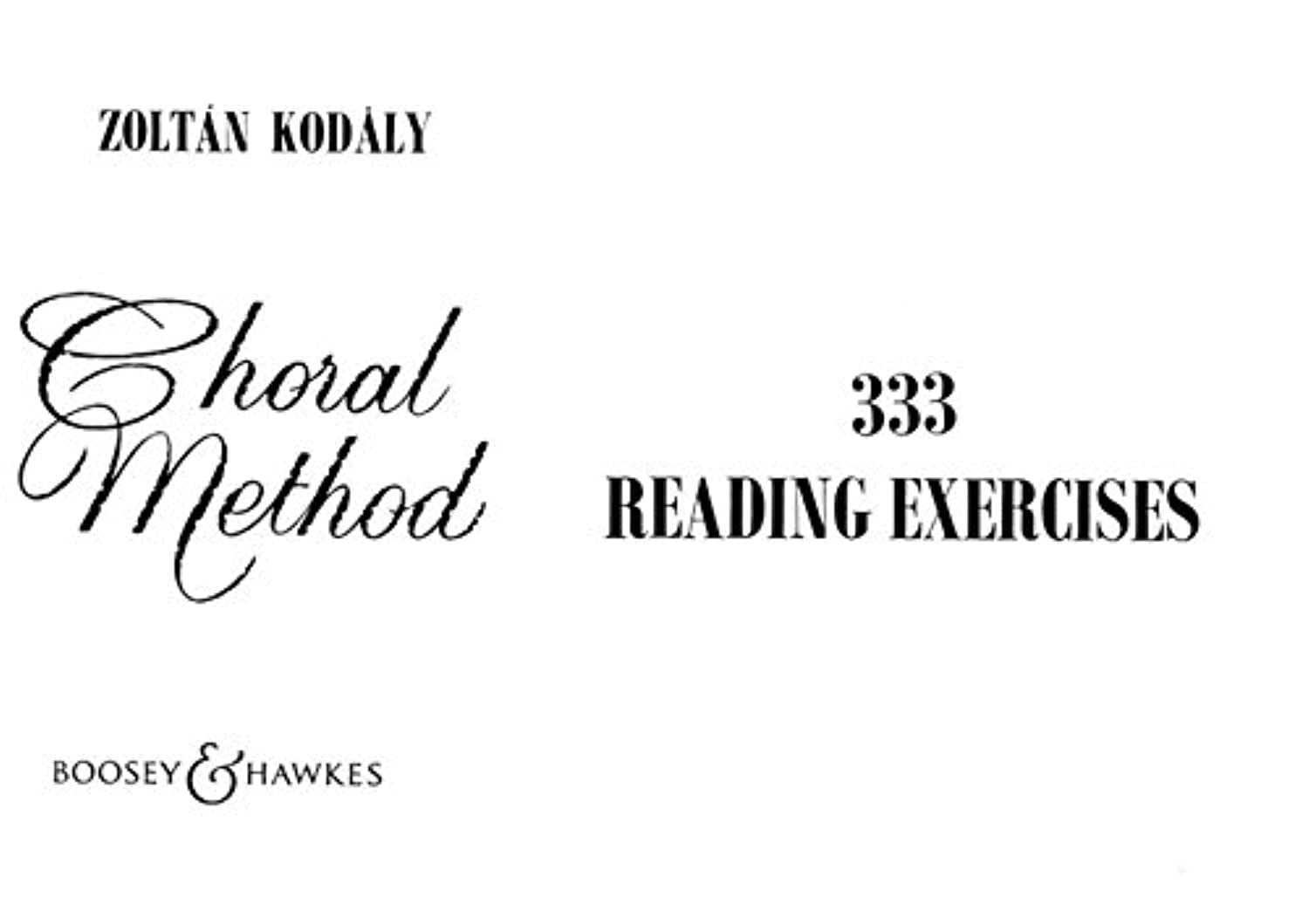 333 Reading Exercises (Chord Method)