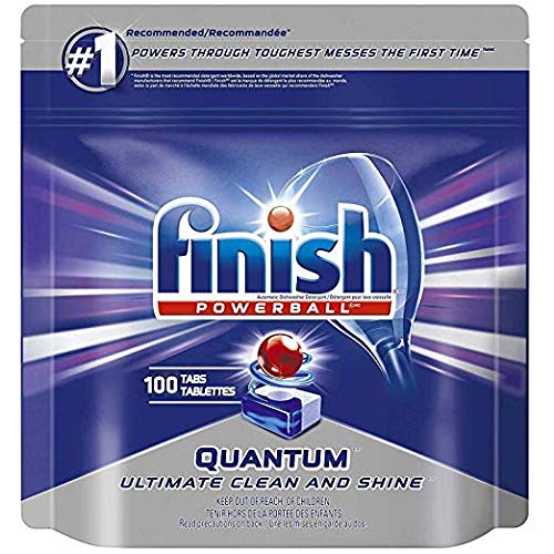 Finish Quantum Powerball Dishwasher Detergent Tablets 100 Count