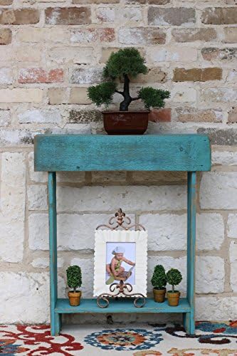 Turquoise Skinny Wall Table