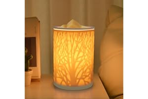 nawaza Ceramic Wax Melt Warmer,Candle Wax Warmer,2-in-1 Electric Wax Melter and Fragrance Warmer for Scented Candle Wax Burner as Gifts for Mom Grandma Women(Tree)