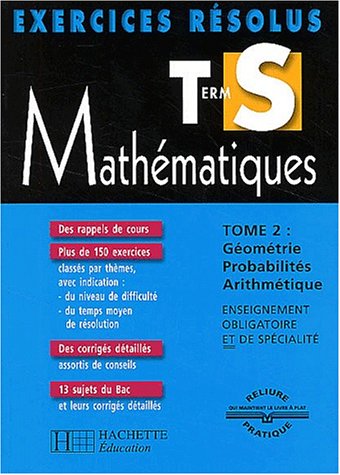 Mathématiques, Term S