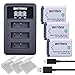 Batmax 3Pcs NP-BX1 NP BX1 Battery(1600mAh) + LED USB 3-Slots Charger for Sony DSC-RX100 DSC-WX500 IV HX300 WX300 HDR-AS15 X3000R MV1 AS30V HDR-AS300