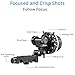 CAMTREE Hunt Shoulder Mount Cage Kit for Blackmagic URSA Mini 4K/4.6K/Pro 4.6K. Matte Box, Follow Focus, Top & Front Handles. Dovetail for Tripod Mounting, w/Rosette & Cold Shoe Mount (CH-BMUM-SK)