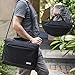 15.6 inch Laptop Bag, changel Laptop Case, Briefcase Messenger Shoulder Bag for Men Women, College Students Business People Office Workers Professional Computer, Notebook, Table, MacBook Bag, Black