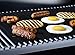 QU-Gift Set Of 3 Heavy Duty Non-Stick Grilling Mats - 15.75x13 Inch - Heat Resistant and Dishwasher Safe Use on Gas Charcoal Electric BBQ Grills and Smokers