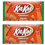 Halloween Candy Kit Kat Harvest Pumpkin Pie Miniatures, 9.7 oz, 2 Pack