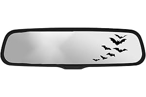 D STICKY COMPANY Rearview Mirror Halloween Bat Decal Car Window Bumper Vinyl Sticker 1.8 inch