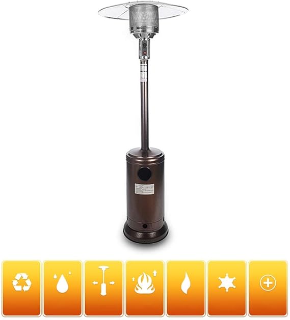 APAN Calentador de Patio a Gas, Calentador de Patio Exterior de pie con