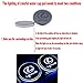 Lntly LED Car Logo Cup Holder Pad Waterproof Bottle Drinks Coaster Built-in Light 7 Colors Changing USB Charging Mat LED Cup Mat Car Atmosphere Lamp 2PCS
