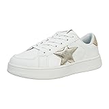 Niluber Star Sneakers for Women Low Top Comfortable