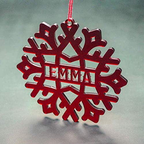 Amazon.com: personalized acrylic snowflake ornaments Amazon.com: Personalized Acrylic Snowflake Ornaments - Christmas Tree