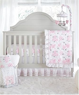 floral cot bedding set