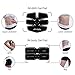 Abdominal Muscle Toner Abs Training Gear Body Fit Toning Belt Wireless Muscle Exercise For Abdomen/Arm/Leg Training IMATE Smart muscle Trainer Portable Home/Office Workout Equipment Support Men&Women