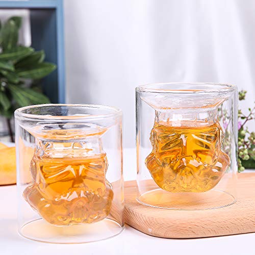 VI AI Double Wall Water Glasses Whiskey Glass Cup Crystal Mug Star Wars Mug VI AI Double Wall Water Glasses, Whiskey Glasses -