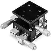 XYZ 3 Axis Manual Linear Stage 60x60mm Trimming Bearing Tuning Platform Sliding Table