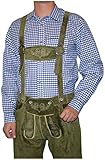 German Blue Lederhosen Longsleeve / Shortsleeve Shirt