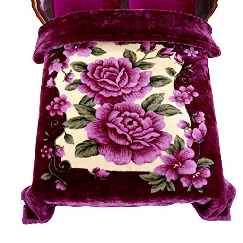 Jml plush blankets king size 85" x 93", heavy…