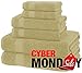 Hotel & Spa Quality Super Absorbent and Soft, Cotton, 6 Piece Turkish Towel Set for Kitchen and Decorative Bathroom Sets Includes 2 Bath Towels 2 Hand Towels 2 Washcloths, Sand Taupe