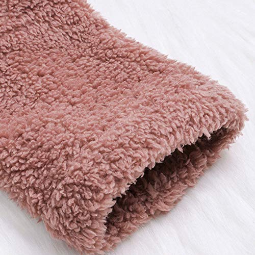XOWRTE Women's Button Fluffy Tail Hooded Loose Sweater Coat Fall Winter Jacket Overcoat Outwear