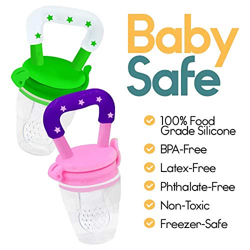 2 Baby+Fruit+Feeder+Pacifier+Pack