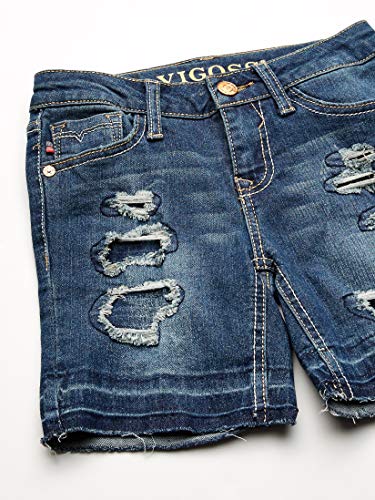 VIGOSS Girls' Big Bermuda Short, Destructed Orion, 12