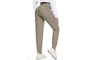 LadyJoy Cargo Pants Women Hiking Cargo Joggers for Women Lightweight Scrub Summer Pants with Pockets Golf Travel