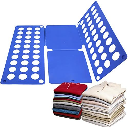 Up Clothes Folder | Simple Durable Compact Foldable Outfit Folder Board for Efficient Family Laundry Organizer | Safe Lightweight Portable Adjustable for Home and Travel | Navy Blue | 930.2