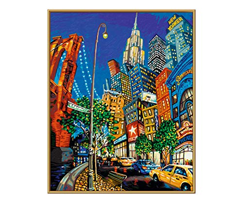 Schipper 609130822 Malen nach Zahlen - The Big Apple by Miguel Freitas - Bilder malen für Erwachsene, inklusive Pinsel… – Bild 4