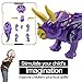 Bstaofy 8 PCS Colorful 5'' Dinosaur Jurassic Park Playset, Mini Dinosaur Building Blocks Toy Playset ABS