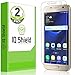IQShield Screen Protector Compatible with Galaxy S7 (2-Pack) LiquidSkin Anti-Bubble Clear TPU Film