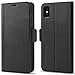 iPhone Xs Max Wallet Case [3D Full Cover] AUNEOS Premium Leather Case for iPhone Xs Max (6.5’’) [Genuine Leather] [Card Slots] [Flip Stand] Folio Flip Case Cover for iPhone Xs Max (6.5’’) (Black)