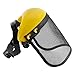 Logging Helmet Full Face Safety Adjustable Mesh Visor for Chainsaw Gardening Logging Brushcutter Forestry,Lawn Mower Accessories