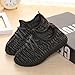 Casual Girls Breathable Running Shoes Boys Knit Lightweight Gym Athletic Sneakers Lace Up Foldable Walking Tennis Shoes