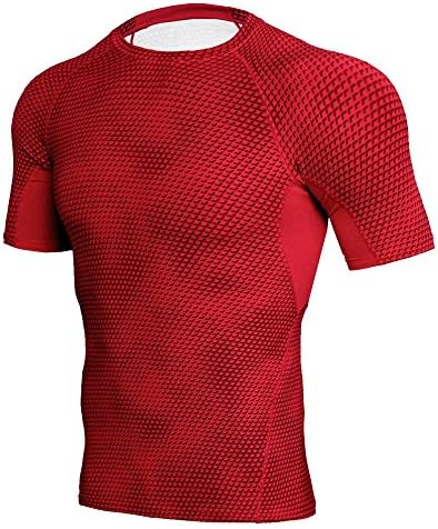 Anyu Men's Short Sleeve T-Shirt Training Top