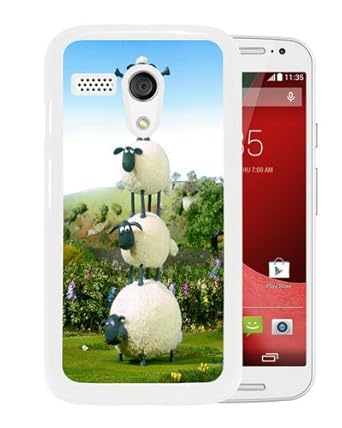 Hot Sale Motorola Moto G Case Shaun The Sheep Wallpaper White