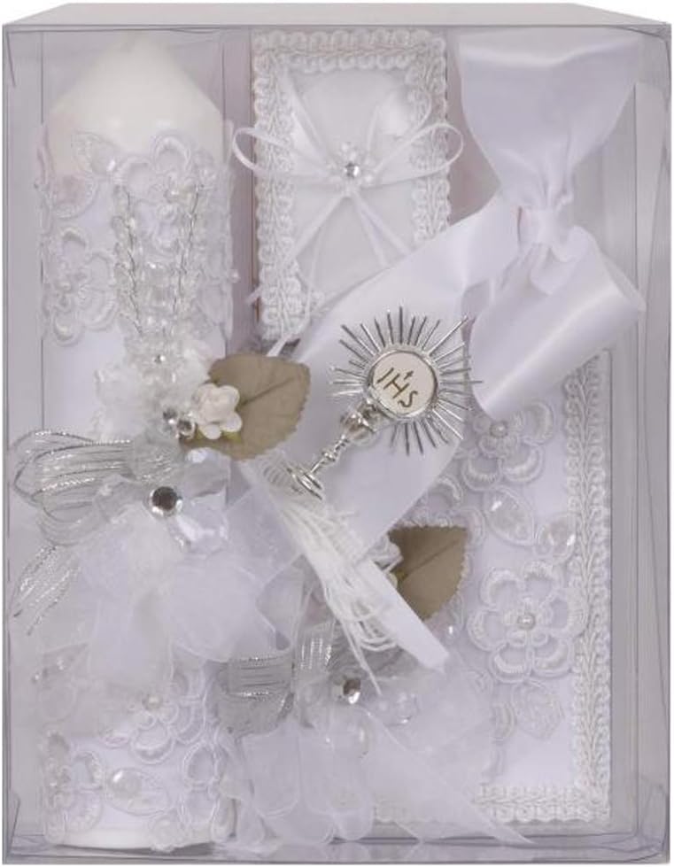 first communion candle set boy