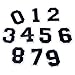 Partyfareast Number/Letter Set Patches For Clothing Iron On Applique Embroidery Sticker Badge DIY (0-9 number set)
