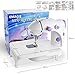 Mini Portable Sewing Machine Double Speed Control Double Thread Needle Electric Household Automatic Sewing Machine with Foot Pedal and Extension Table