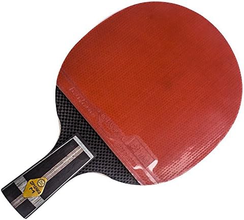 Caleson Professional Table Tennis Racket With Carbon Blade And Double Pieces ITTF Authenticate Rubber
