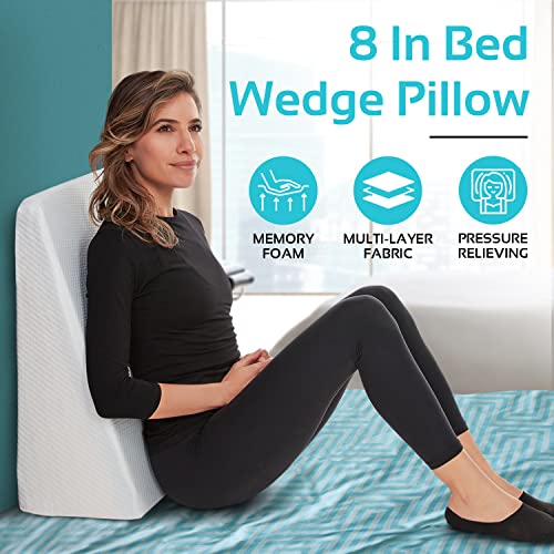 Wedge Pillow 8 Inch Bed Wedge Pillow 24 Inch Wide Incline Support