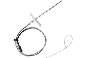Suppmen RTD High-Temperature Probe Sensor, Replace for BBQ Pellet Grills, Comes with 1pc Cable Zip Ties