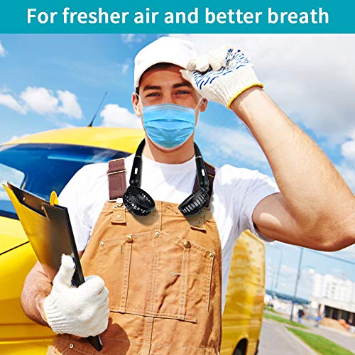 HandFree Neck Fan for Personal Cooling and COPD Breathless Relief