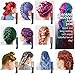 BALHVIT Hair Color Chalk Comb Set, [10 Bright Colors] Washable Hair Chalk for Girls Gifts, Popular Chalks on Birthday Cosplay Halloween Party, Non-Toxic Temporary Hair Chalk Pens Safe for Kids, Teen