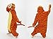 Sweetdresses Adult Unisex Animal Sleepsuit Kigurumi Cosplay Costume Pajamas (Large, Tigger)