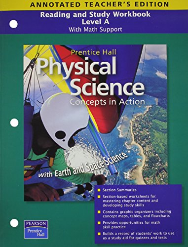 Reading and Study Workbook, Level A: With Math Support for Physical ...