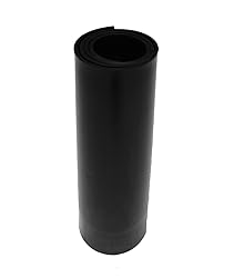 Herco 3/16" (0.1875 in.) Thick Black EPDM Rubber