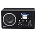 Ocean Digital Internet Radio WiFi Music Player WR282CD - Spotify FM Radios Antenna Tuner, Airmusic Control APP, Digital Speaker with 3.5mm Aux-in - Alarm Clock